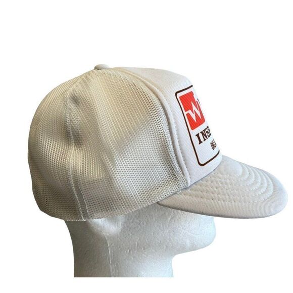 Vtg Wilson Inspection Co Oklahoma City OK Snapback Hat Cap USA OS Mesh - Picture 4 of 6